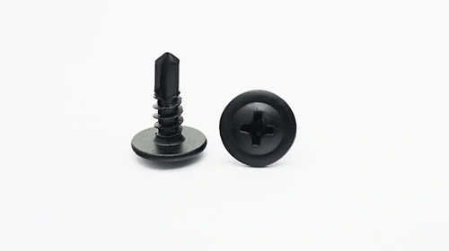 Truss head self drilling screw Black phosphated